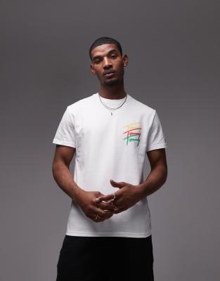 Tommy Jeans Repeat Signature Backprint T-shirt In White