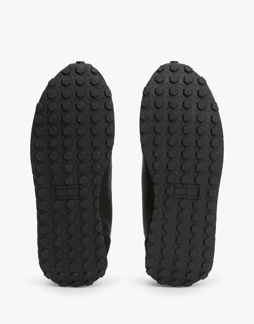 Tommy Jeans Retro Archive Runner Sneaker aus Leder in Schwarz, 5 von 7