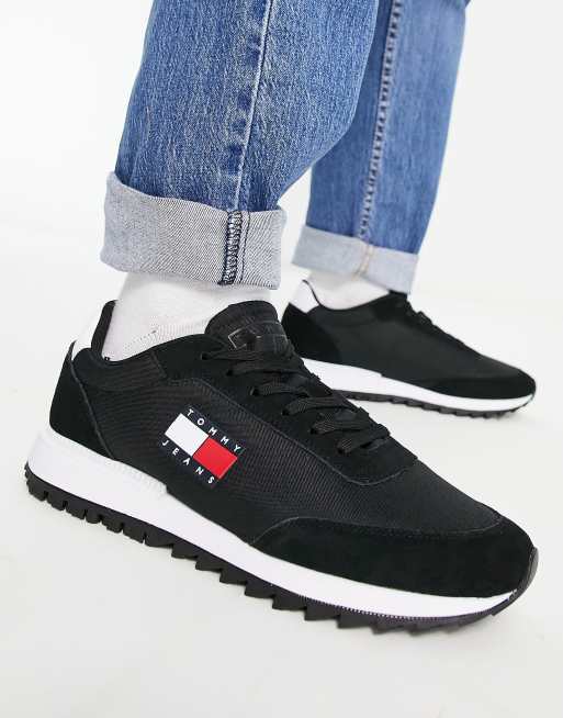 Tommy jeans store retro trainers