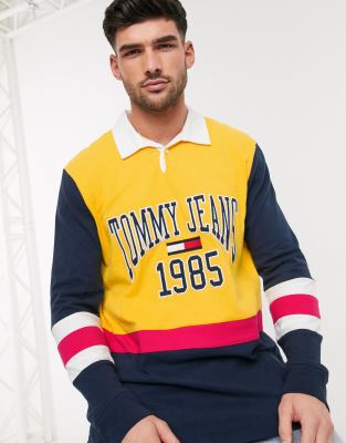 tommy jeans classic rugby shirt