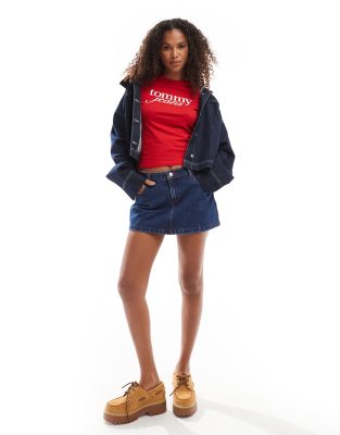 TOMMY JEANS RETRO SCRIPT BABY T-SHIRT 