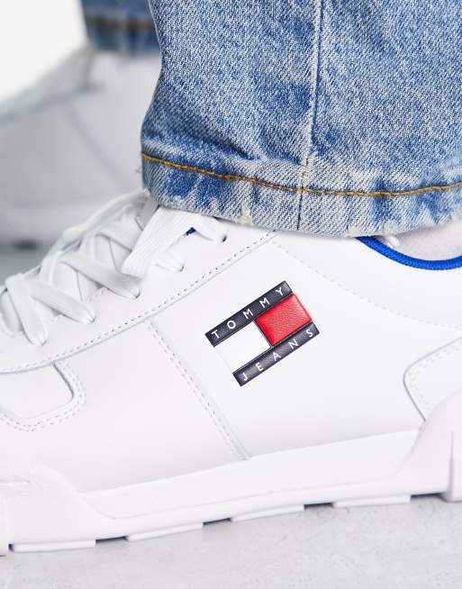 Tommy Jeans retro trainer in white ASOS