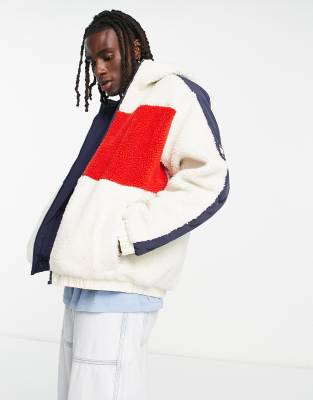 Tommy jeans red reversible on sale jacket