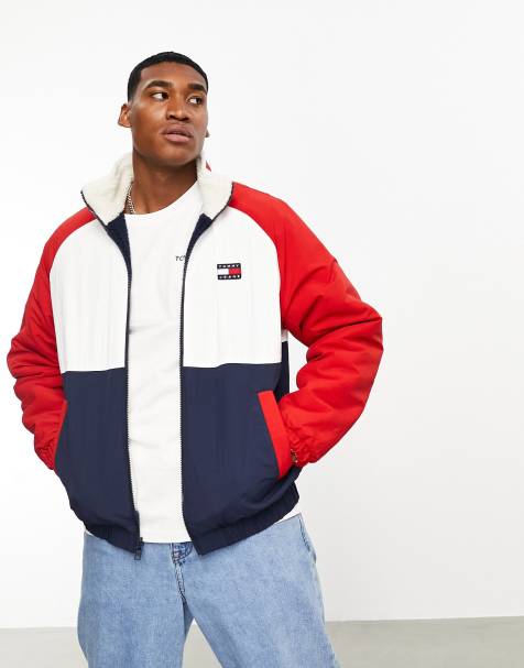 Tommy Jeans Men's Reversible Monogram Bomber Jacket