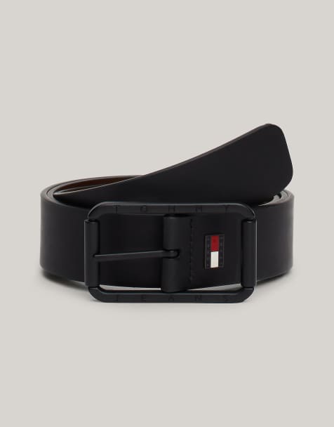 Tommy Jeans Reversible Tonal Leather Belt in Multi - view 1