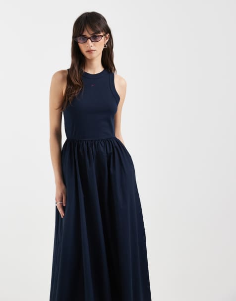 baltic born odette maxi dress Baltic Born Womens Odette Tiered Dress | Black + White