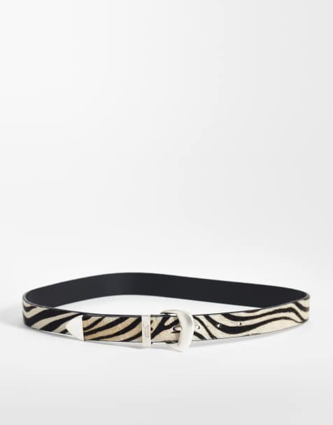 Tommy Jeans - Riem van 3,5 cm met zebraprint - view 1