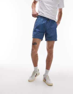 Tommy Jeans Ripstop Beach Shorts In Blue
