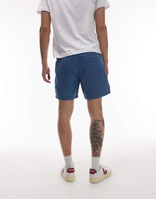 Tommy Jeans ripstop beach shorts in dark blue, 4 of 5