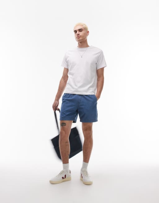 Tommy Jeans ripstop beach shorts in dark blue, 5 of 5