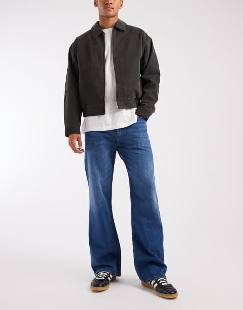 Tommy Jeans Robbie relaxed bootcut jeans in dark denim 
