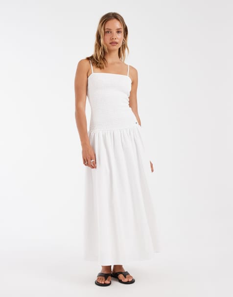 Tommy Jeans - Robe longue - Blanc - view 1