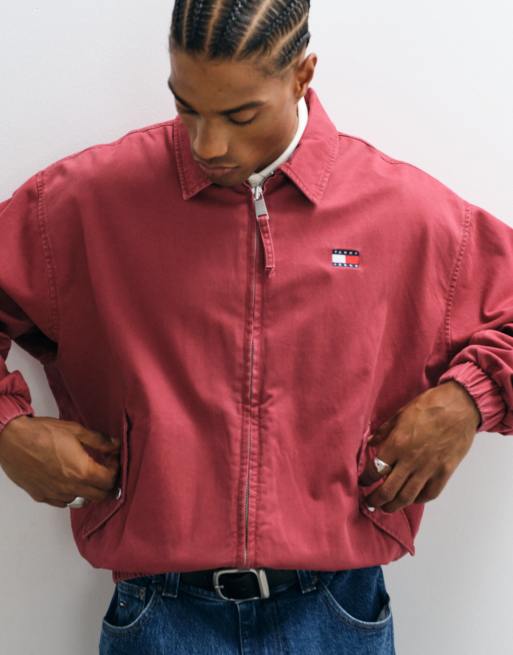 Tommy Jeans – Röd Harrington-jacka, 5 av 9
