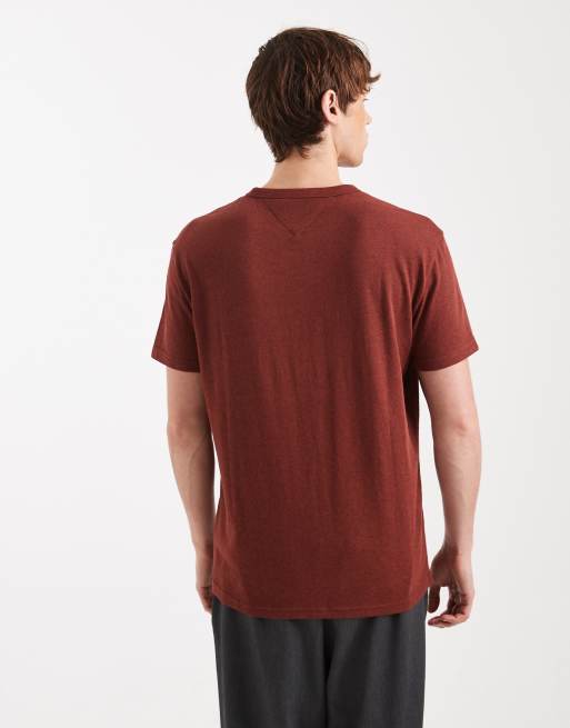 Tommy Jeans – Röd t-shirt med märkeslogga på bröstet, 3 av 5