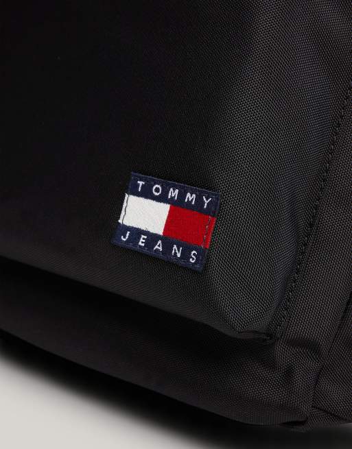 Tommy Jeans Roll-Top Backpack in Black, 3 of 4