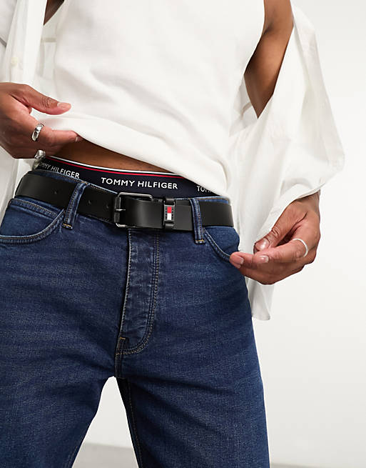 WebsitedesigninugandaShops | клатч tommy hilfiger | Tommy Jeans roller  buckle belt in black