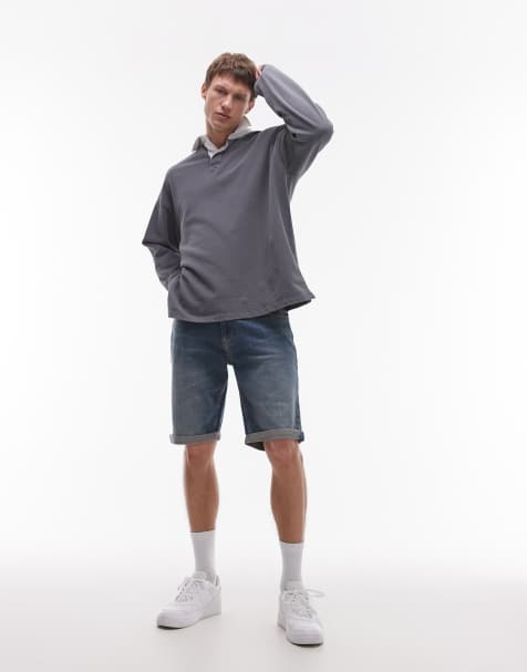 Tommy Jeans – Ronnie – Ciemnoniebieski szorty jeansowe - view 1