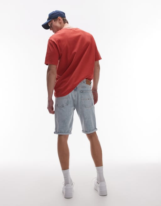 Tommy Jeans Ronnie denim shorts in light wash, 4 of 5
