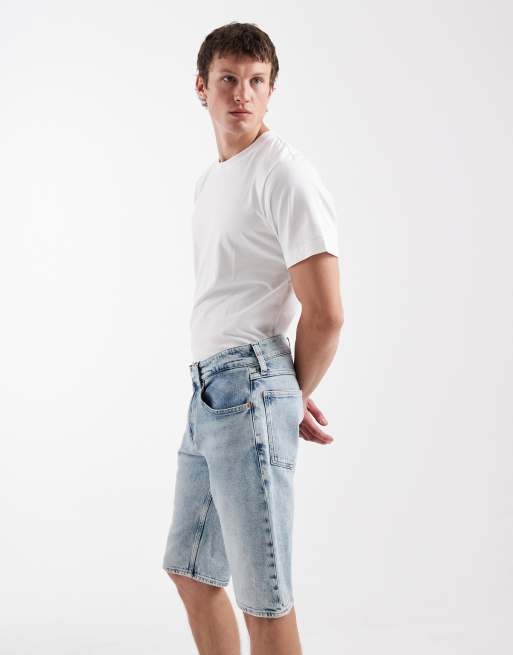 Tommy Jeans – Ronnie – Jeansshorts i ljus tvätt, 3 av 5