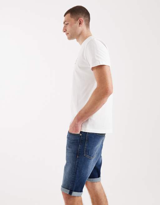 Tommy Jeans – Ronnie – Jeansshorts in verwaschenem Dunkelblau, 3 von 5