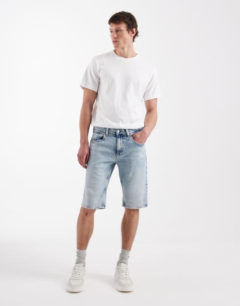 Tommy Jeans - Ronnie - Pantaloncini di jeans lavaggio blu chiaro - view 1