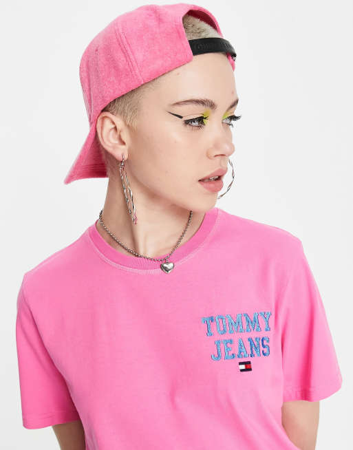 Tommy Jeans – Różowa czapka z daszkiem z logo, 2 z 4