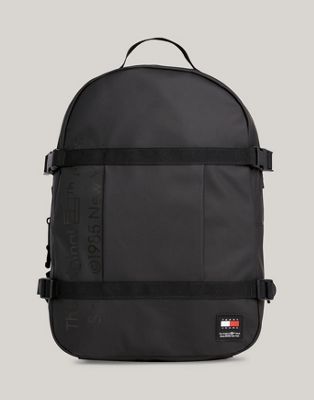Tommy Jeans Chest Strap Backpack in Black - ASOS Price Checker