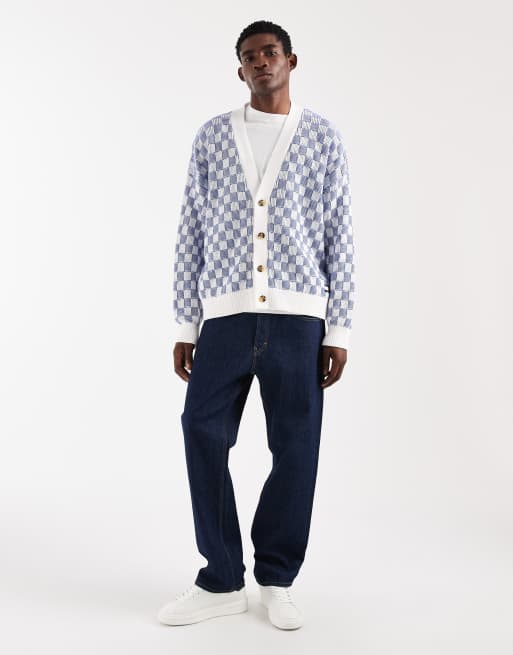 Tommy Jeans - Ruimvallend vest met textuur in blauw, 2 van 5