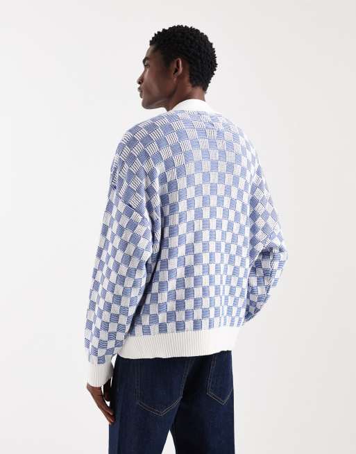 Tommy Jeans - Ruimvallend vest met textuur in blauw, 3 van 5