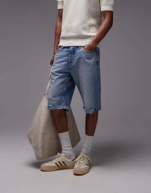 Tommy Jeans Ryan cuffed denim shorts in light wash, 3 of 5