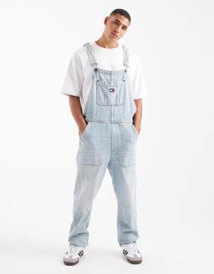 Tommy Jeans Ryan Dungarees In Blue