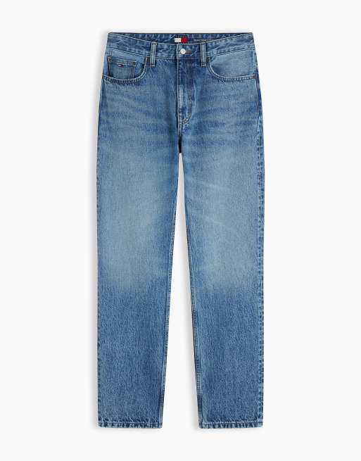 Tommy Jeans Ryan jean slim droit délavé en denim clair, 7 de 7
