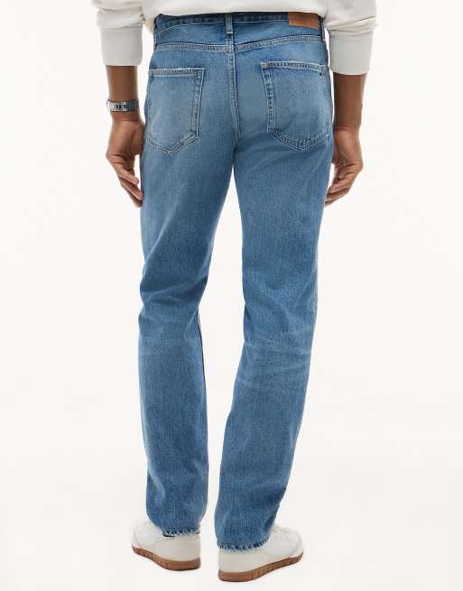 Tommy Jeans Ryan jean slim droit délavé en denim moyen, 6 de 7
