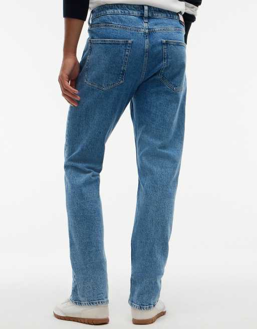 Tommy Jeans Ryan jean slim droit délavé en denim moyen, 5 de 7