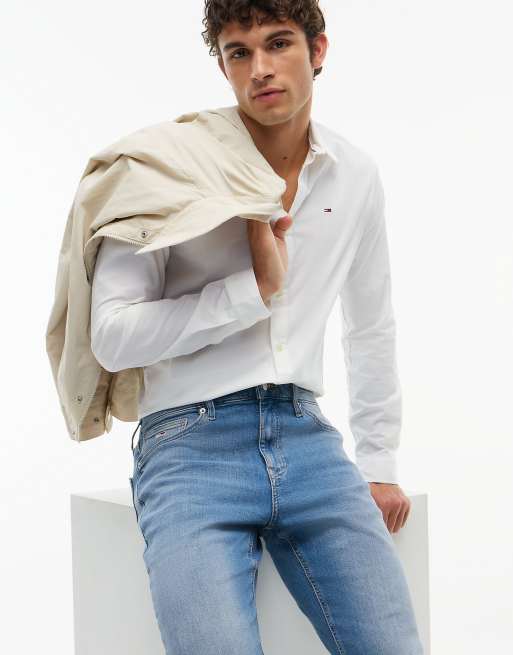 Tommy Jeans Ryan jean slim droit en denim moyen, 5 de 7