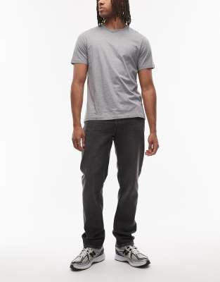 Tommy Jeans - Ryan - Jeans dritti slim nero slavato - view 1