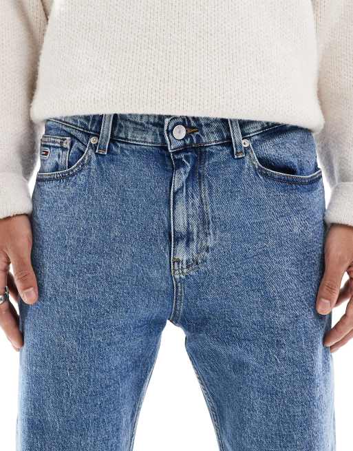 Tommy Jeans – Ryan – Niebieskie jeansy o dopasowanym prostym kroju, 5 z 5