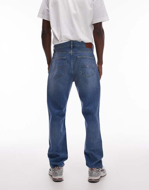 Tommy Jeans – Ryan – Niebieskie jeansy o dopasowanym prostym kroju, 3 z 5