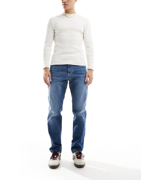 Tommy Jeans Ryan regular straight jeans in mid wash