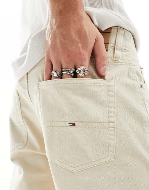 Tommy Jeans - Ryan - Pantaloni bianco sporco tinti in capo, 2 di 5