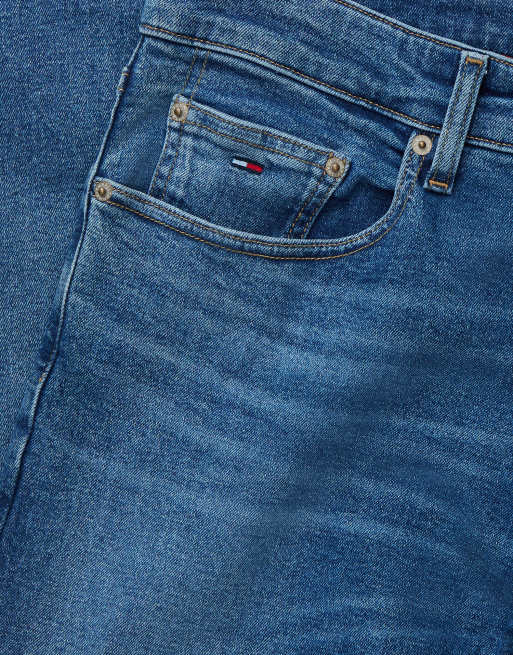 Tommy Jeans Ryan slim straight faded jeans in denim medium, 7 of 7