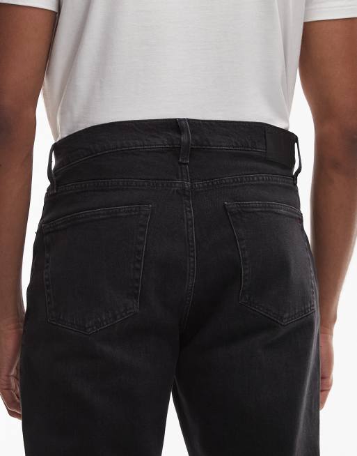 Tommy Jeans Ryan slim straight jeans in black wash, 5 of 5