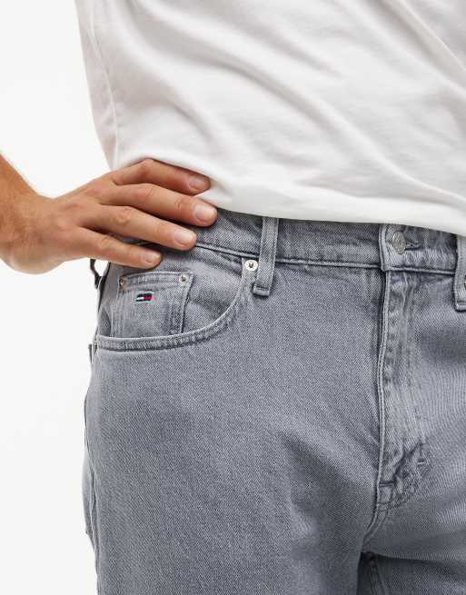 Tommy Jeans Ryan slim straight jeans in denim grey 01 - light wash, 4 of 7