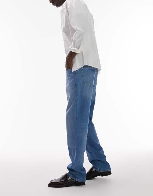 Tommy Jeans Ryan slim straight jeans in faded mid wash, 3 of 5