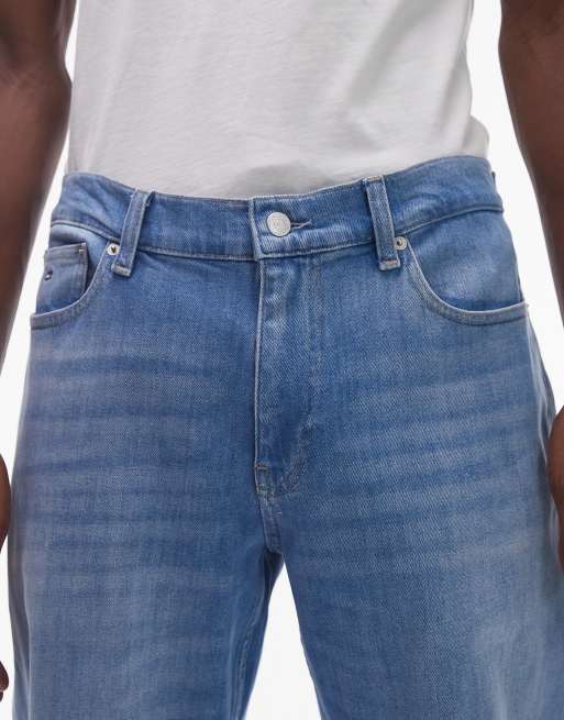 Tommy Jeans Ryan slim straight jeans in faded mid wash, 5 of 5
