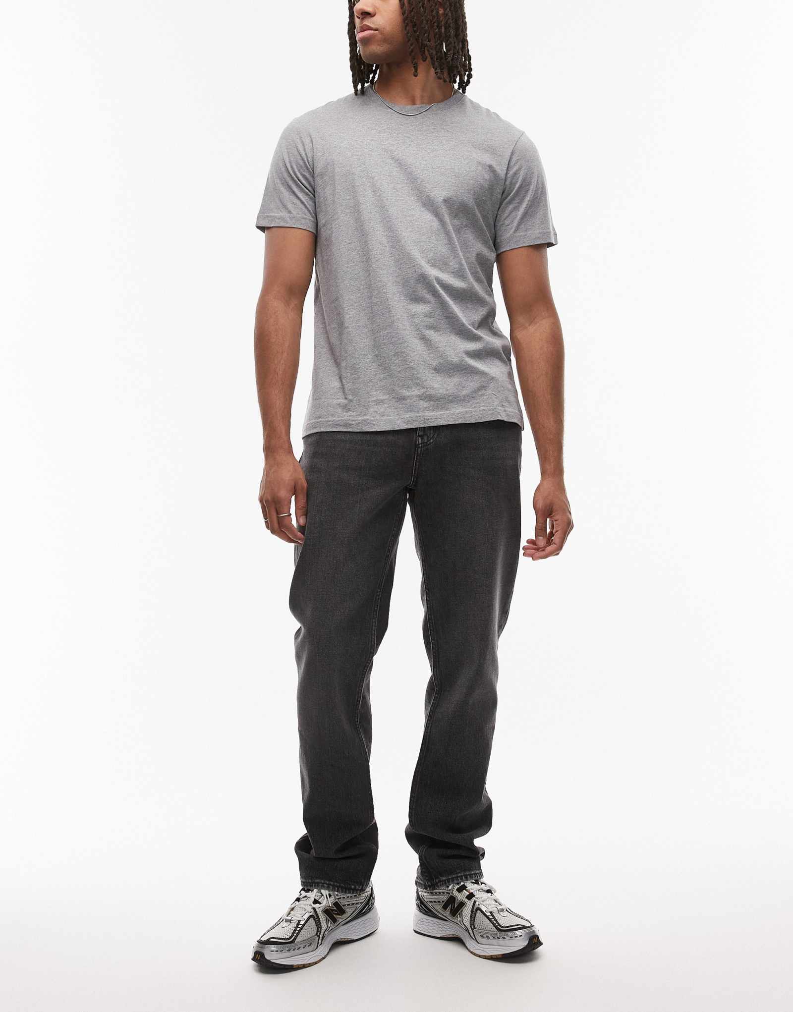Узкие прямые джинсы Tommy Jeans Ryan черного цвета, застиранные