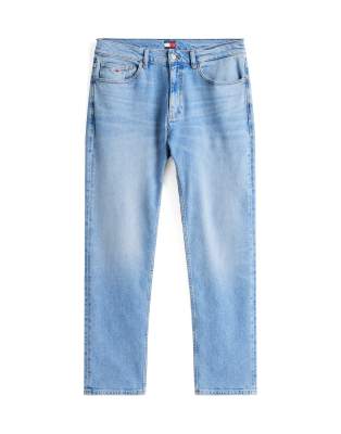 Tommy Jeans Ryan Slim Straight Leg Jeans In Blue