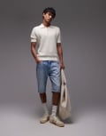 [Tommy Jeans] Tommy Jeans Ryan turn up denim shorts in light wash-Blue 28 Denim Light