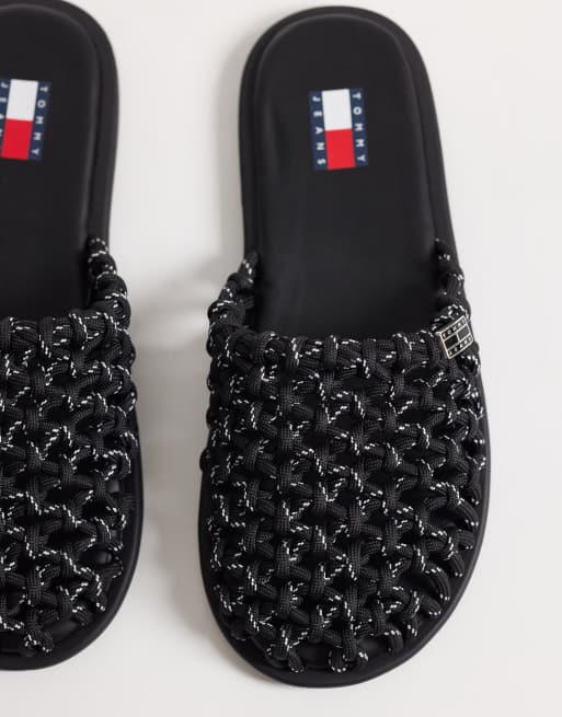 Tommy Jeans - Sabot bassi in rete nera, 3 di 4