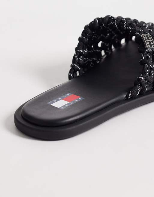Tommy Jeans - Sabot bassi in rete nera, 4 di 4